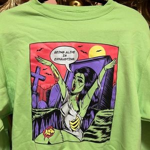 Tragic Girls Spooky Halloween Zombie Sweater